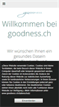 Mobile Screenshot of goodness.ch